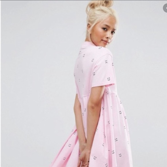 !!ISO!! Lazy Oaf Happy Sad Face Dress - Picture 1 of 1